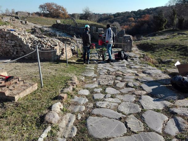 Volontariato al parco archeologico di Roselle 