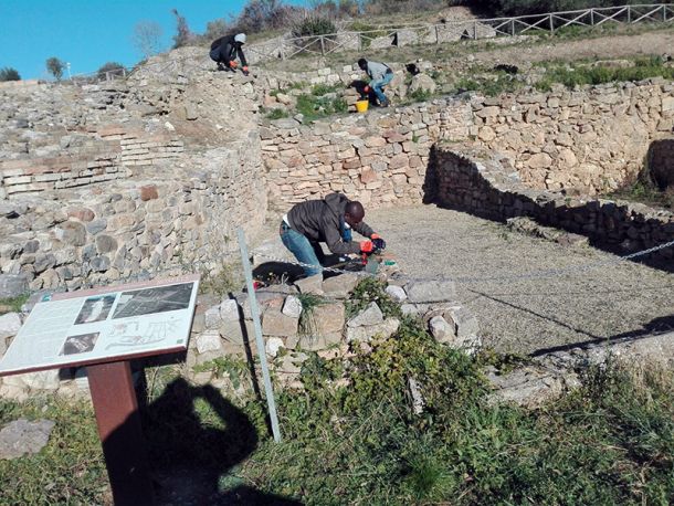 Volontariato al parco archeologico di Roselle 